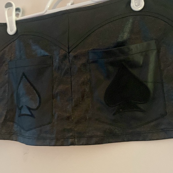 LIPSERVICE FETISH latex micro mini skirt - Picture 2 of 4